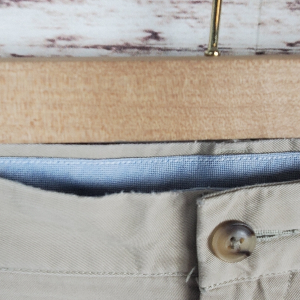 POLO Ralph Lauren Mens 36x32 The Polo Chino Khaki/Beige Straight Leg Pants - Picture 9 of 11